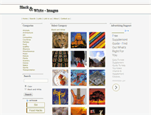 Tablet Screenshot of blackandwhite-images.com